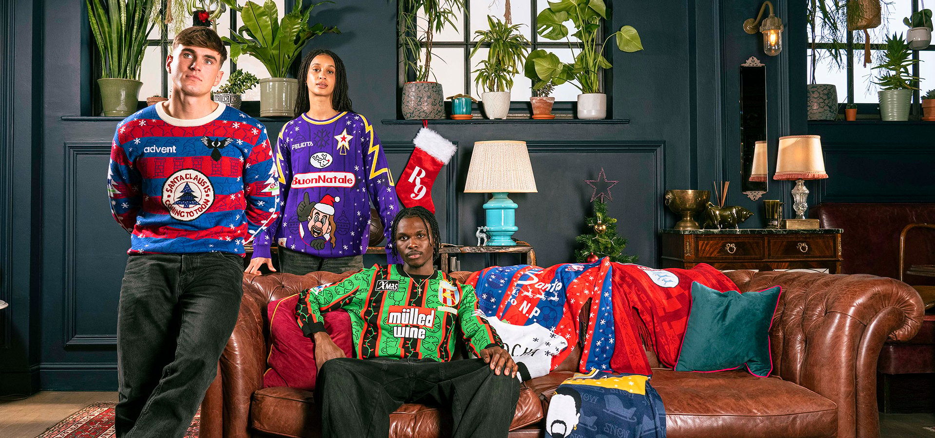 Shop Classic Football Shirts Christmas Jumpers