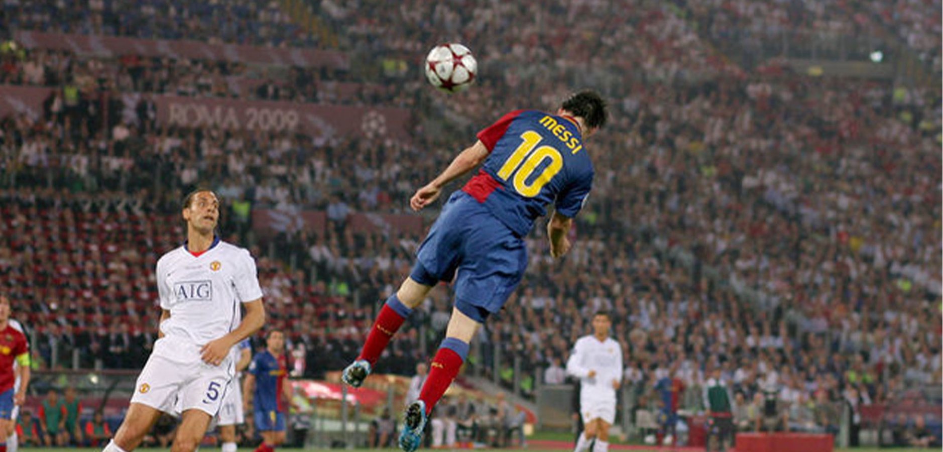 Messi Header 08/09 UCL Final