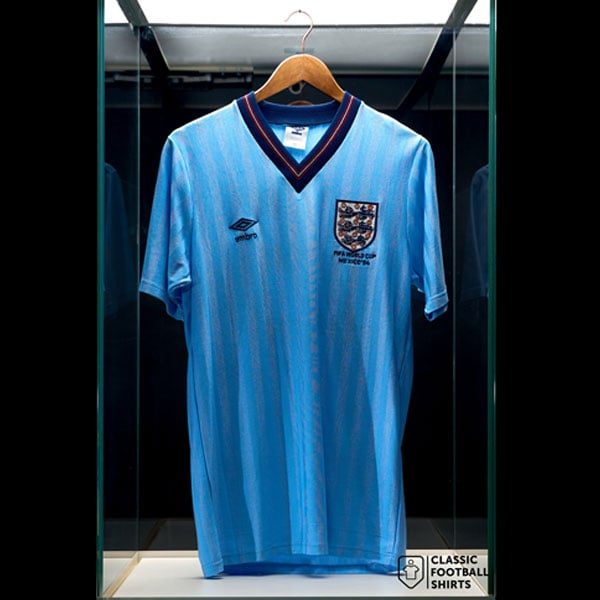 1986 England Match Issue World Cup Third Shirt #15 (Stevens)