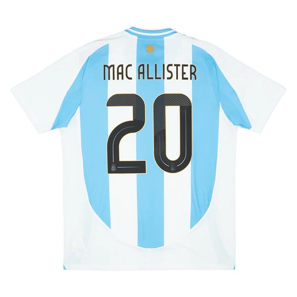 2024-25 Argentina Home Shirt Mac Allister #20