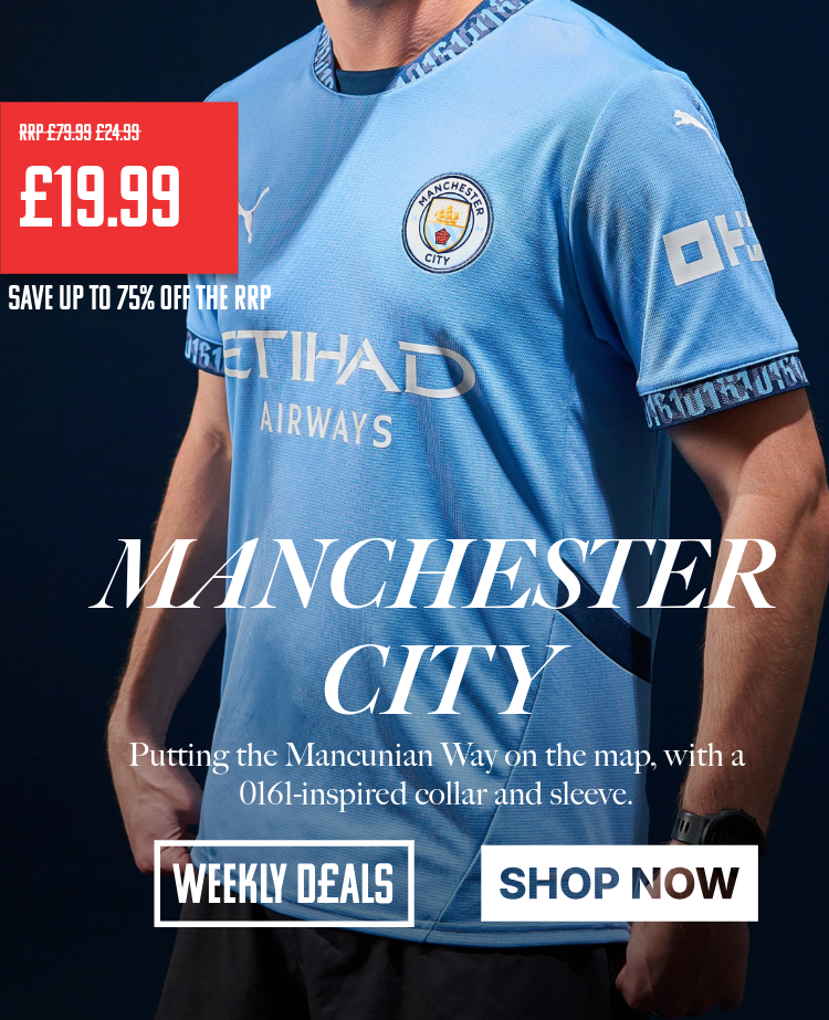 Shop Clearance Football Shirts - huge discounts on recent season jerseys and kits