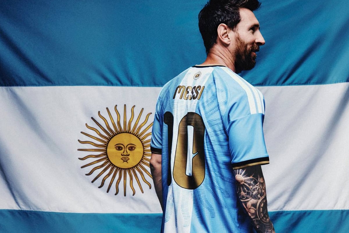 Lionel Messi Argentina farewell special edition jersey