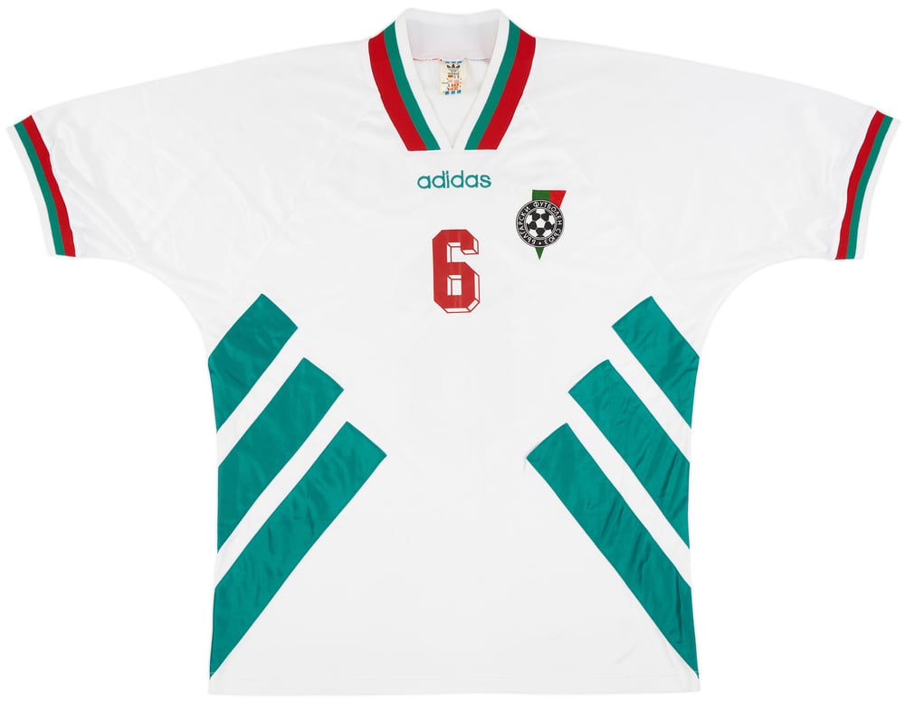1994 Bulgaria Match Worn World Cup Home Shirt Iankov #6 (front)