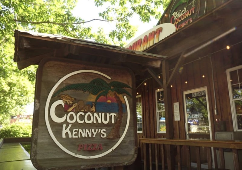 Sign in front of Coconut Kenny's