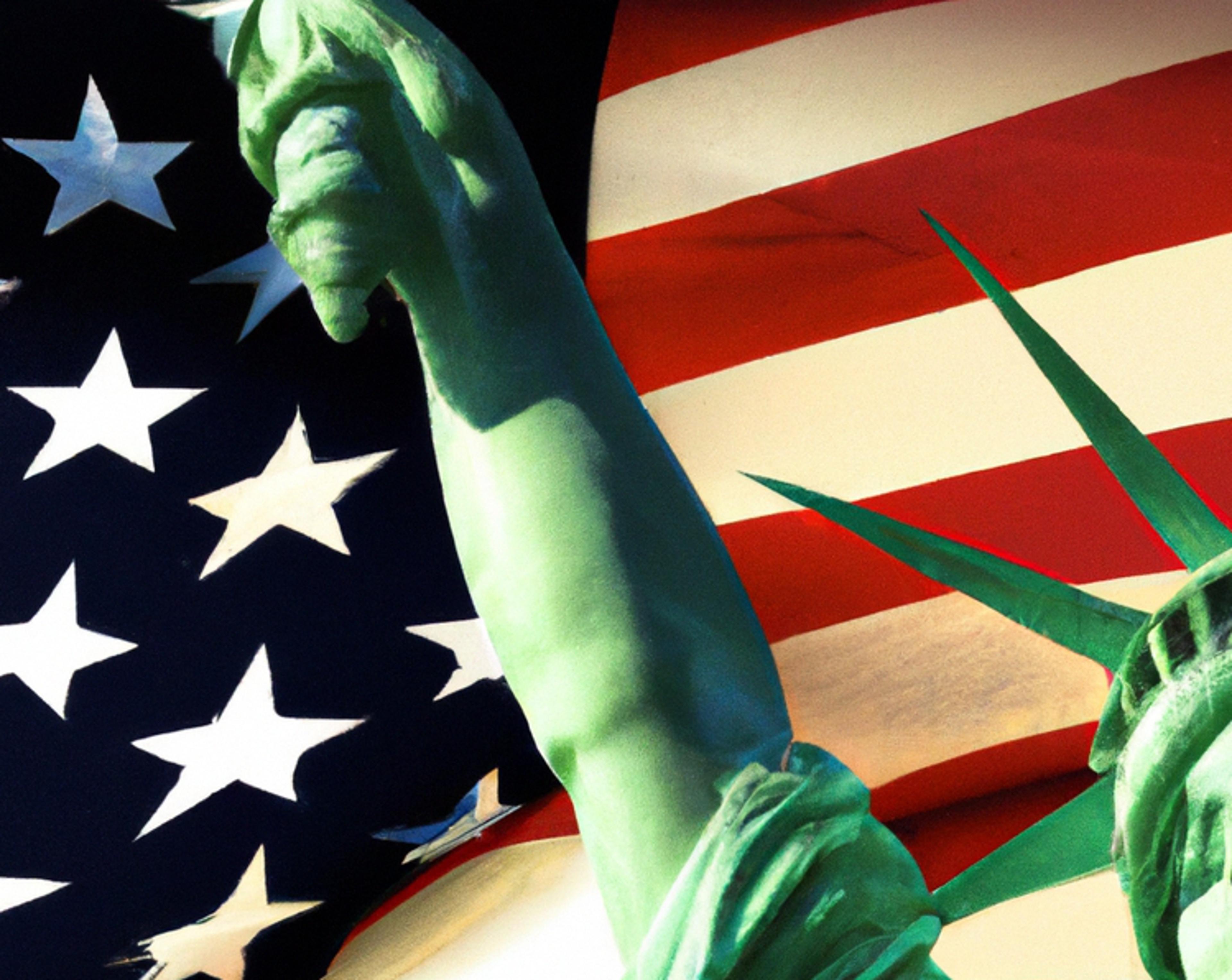 What does the Statue of Liberty represent?