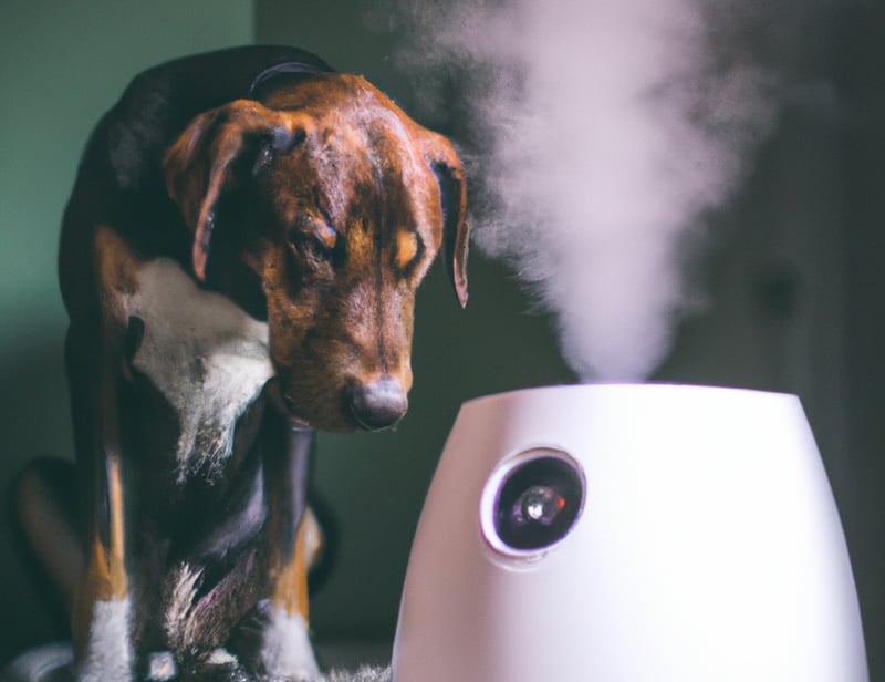 Dog and Humidifier