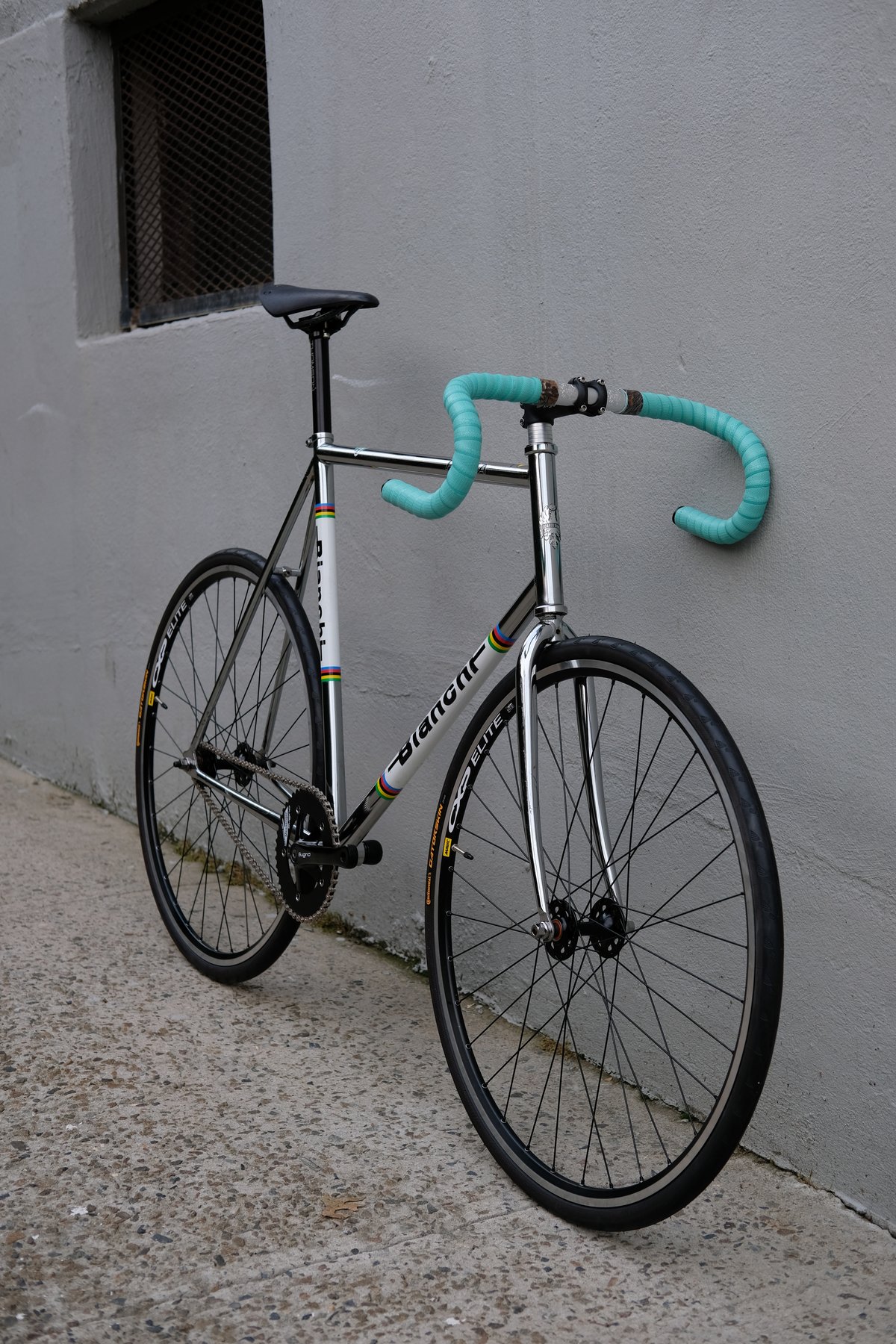 Bianchi pista shop chrome