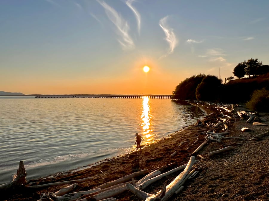 Golden Hour by the pier
