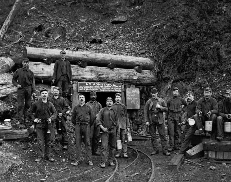 Coal Miners at Blue Canyon Mine