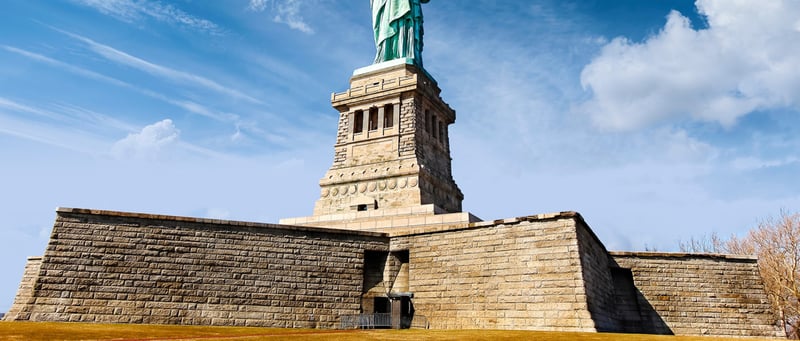 The Pedestal under the Statue of Liberty