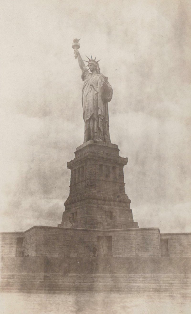 Statue of Liberty RPPC vertical 
