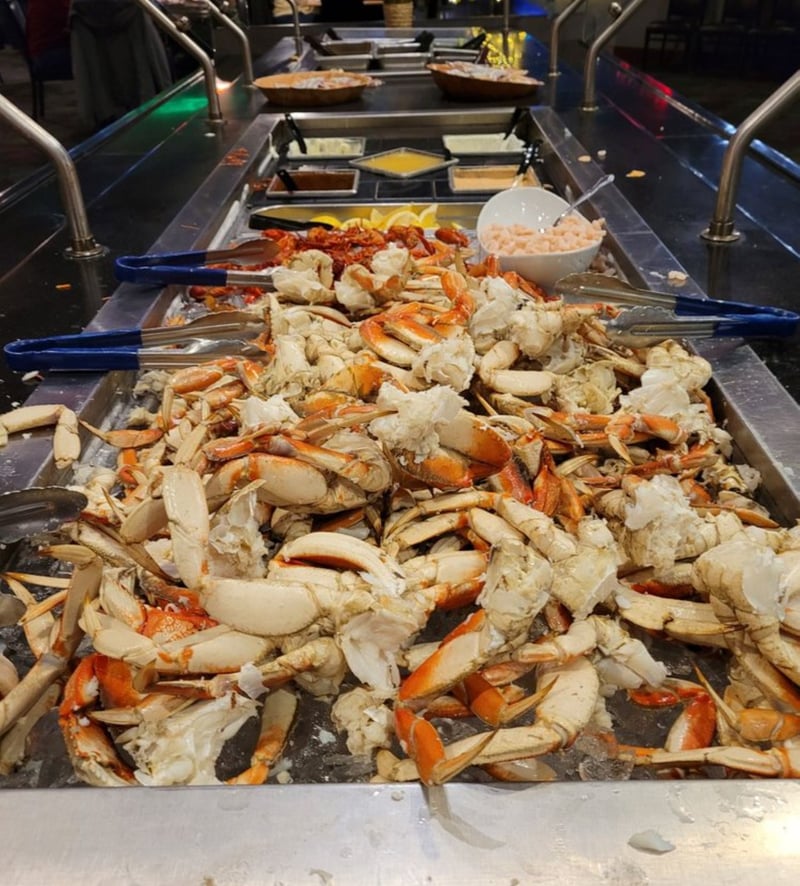 Crab Buffet at the Northwood Casino
