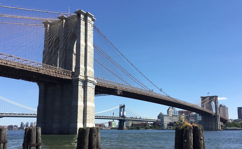 Walking Across the Brooklyn Bridge