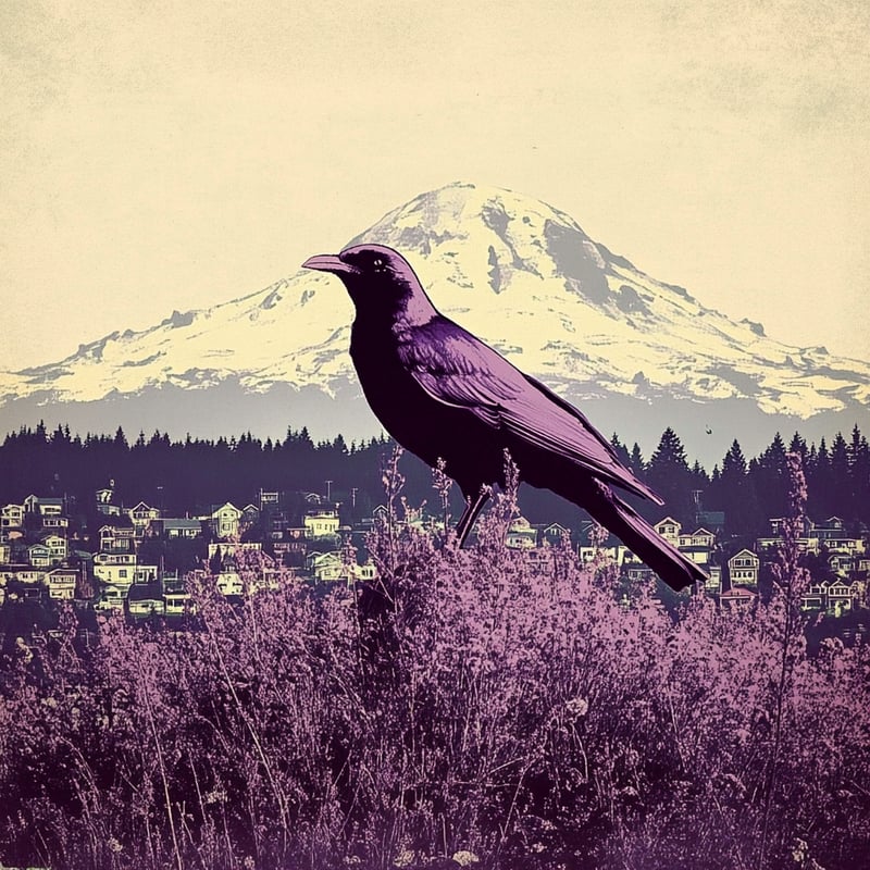 Crow Image From The Hamster Wheel