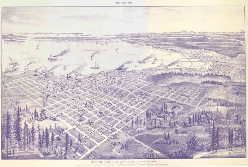 Early map of Bellingham Bay