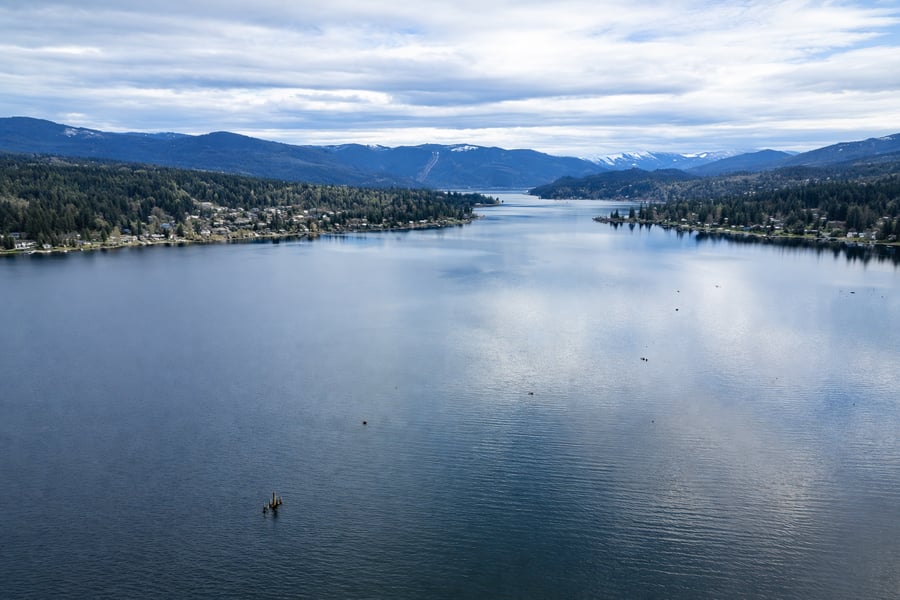 Lake Whatcom From Drone