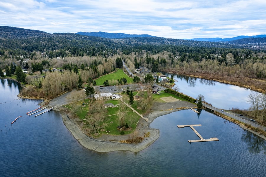 Bloedel-Donovan Park From Drone
