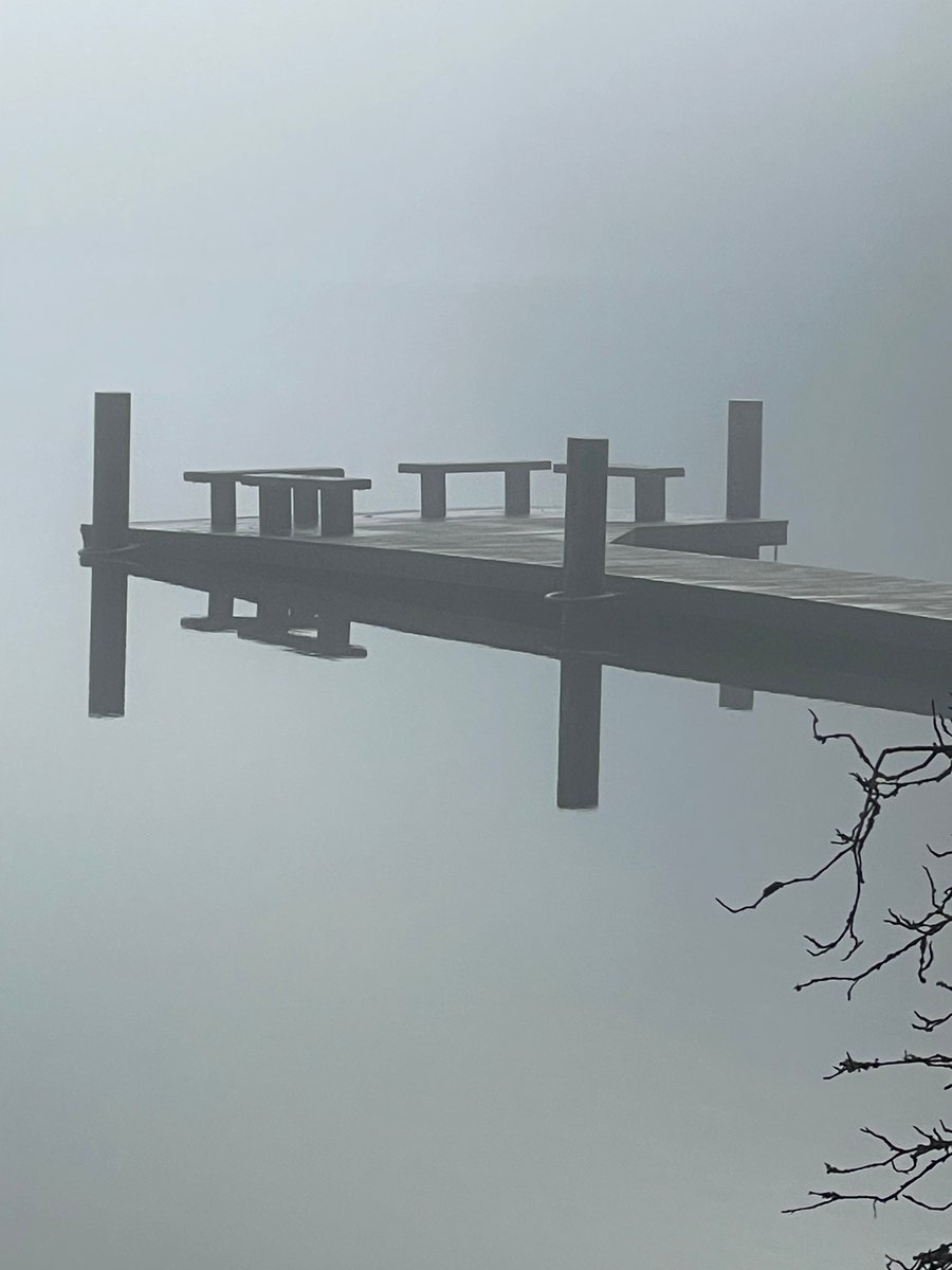 Lake Padden foggy morning