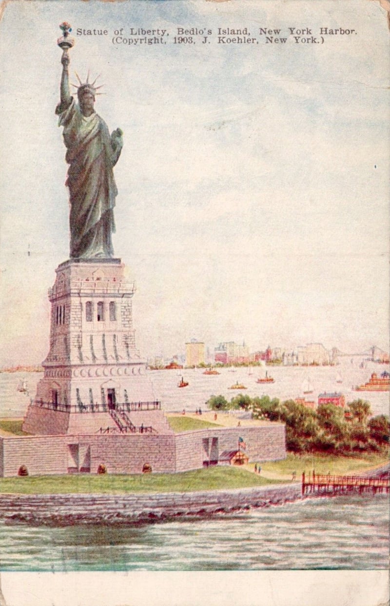 Statue of Liberty postcard