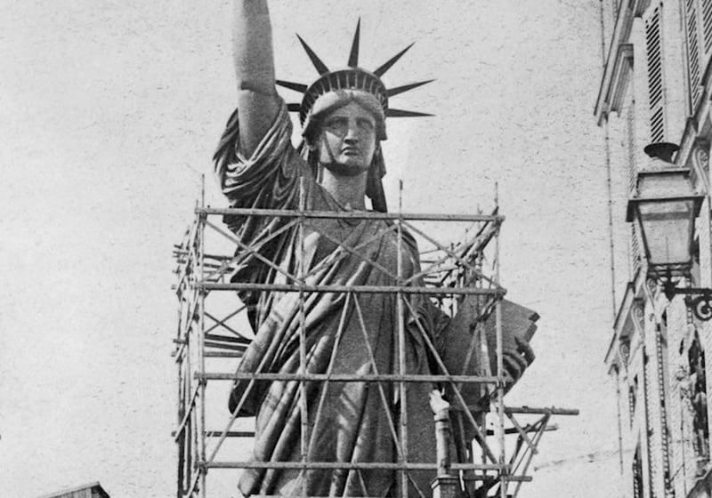 Building the Statue of Liberty