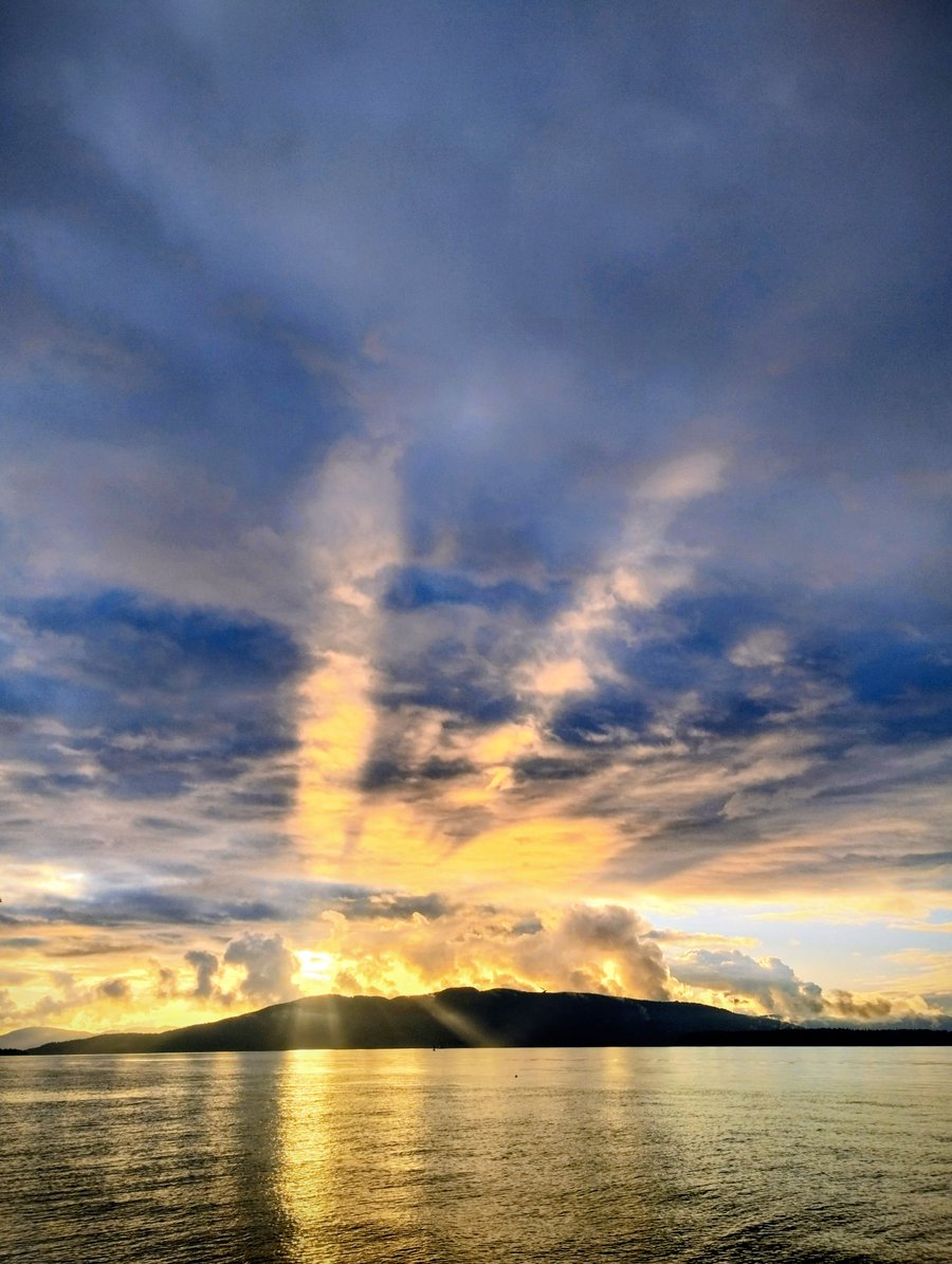 Bellingham Bay sunset.