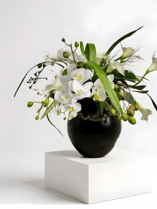 Lily and orchid arrangement