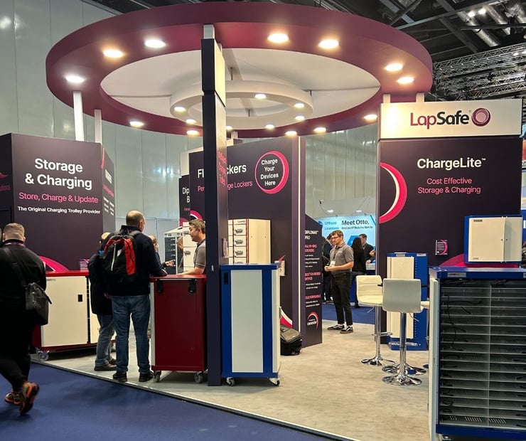 Storage And Charging Trolley's at Bett UK 2024