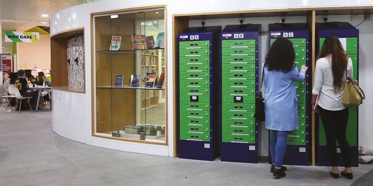 Smart Lockers at Westminster Kingsway College