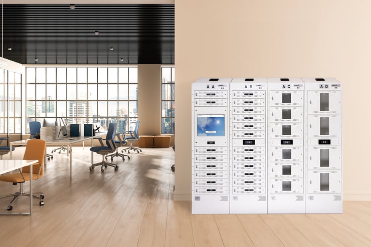 Diplomat Pro Smart locker in Office Environment