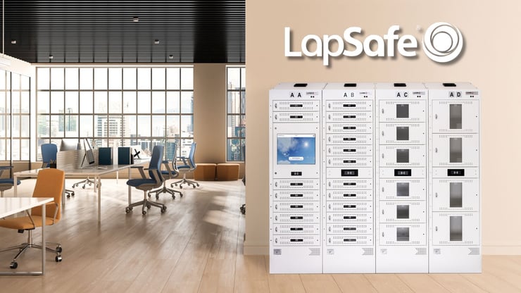 LapSafe Diplomat Pro Smart Locker in Office Space