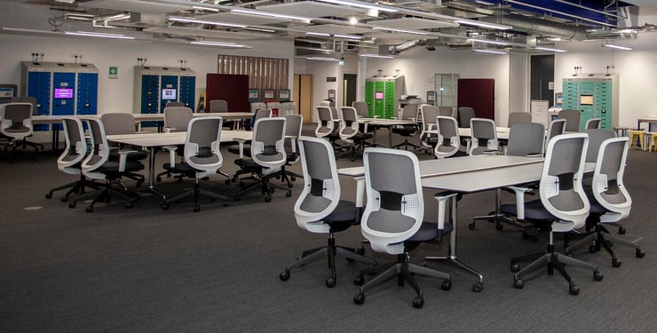 Flexible study areas at Edinburgh Napier University