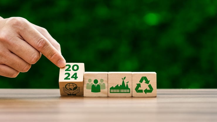 ESG 2024 concept of environmental, social and governance