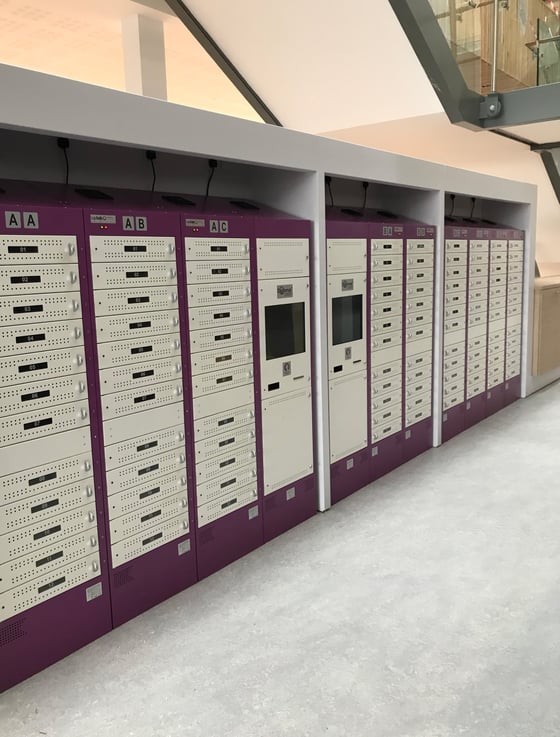 Edge Hill University Smart Lockers