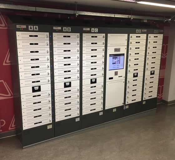 London Metropolitan University Smart Lockers