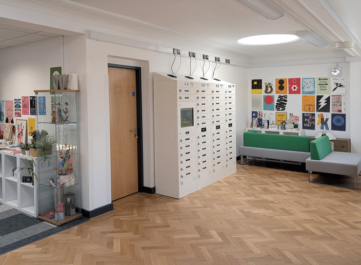 Diplomat Pro Smart Locker at Loughborough University Martin Hall Building