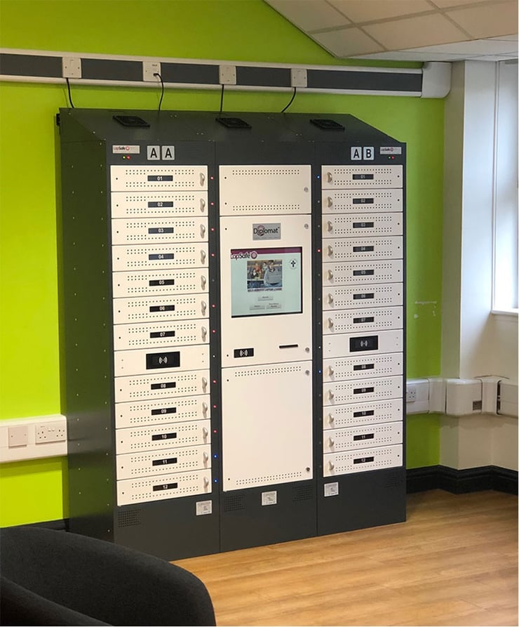 Diplomat™ Smart Locker in Holy Cross College Library