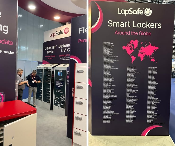 LapSafe®'s Busy Exhibition Stand at Bett UK 2024