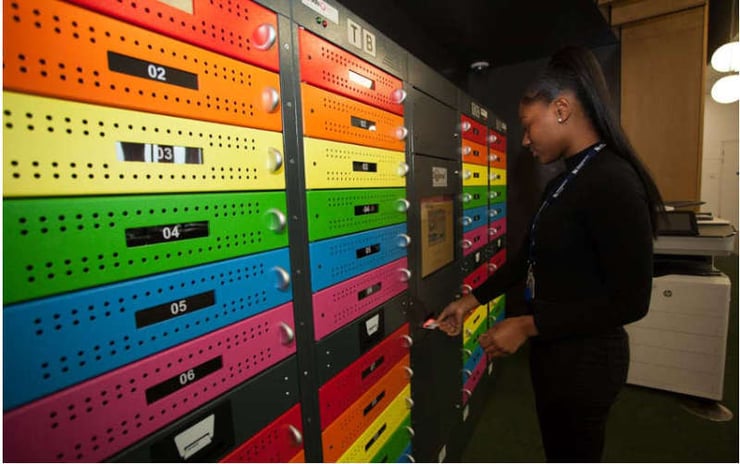 Smart Lockers At Birmingham City University