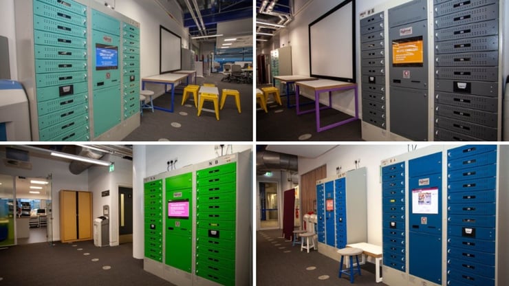 Smart Lockers around BCU's facilities