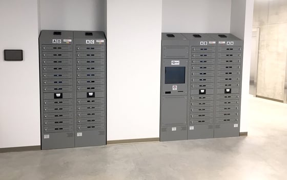 University of Latvia Smart Lockers