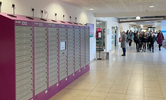 Dundee & Angus College Smart Lockers