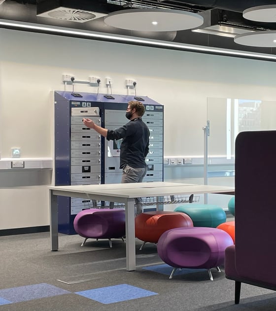 Southern Regional College Smart Lockers