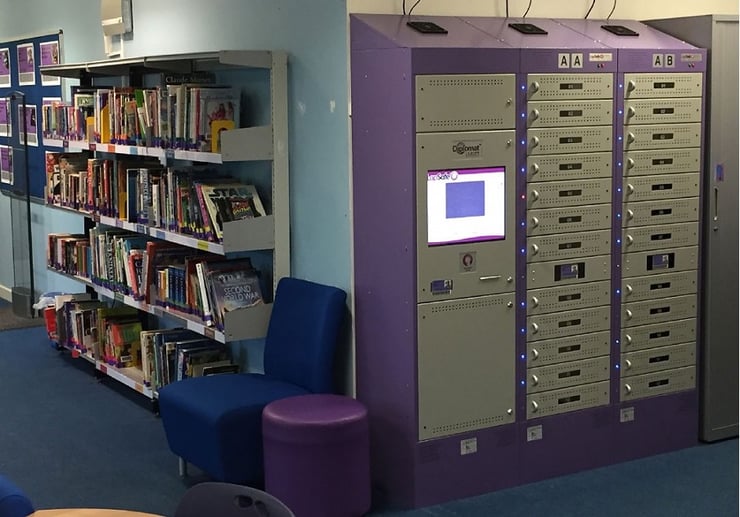 Diplomat™ LMS Smart Locker in Exeter College Library