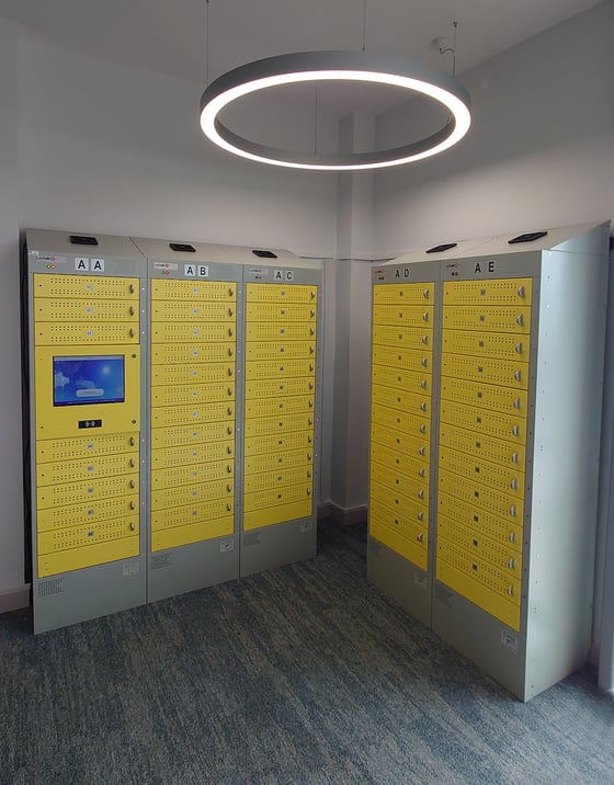 Haberdashers Knights Academy Smart Lockers