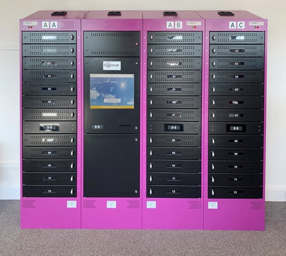 Mid Kent College Smart Lockers