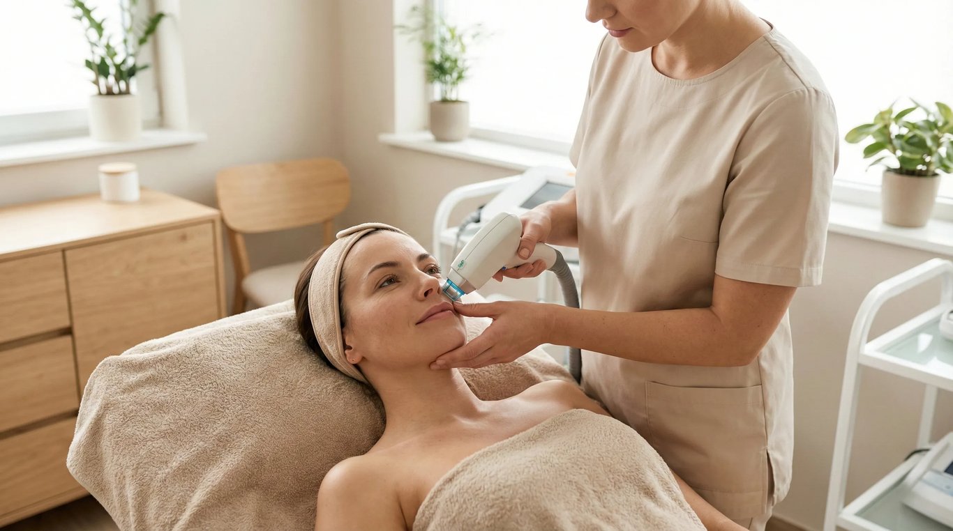 Epilazione laser viso in cabina Rebel a Carmagnola