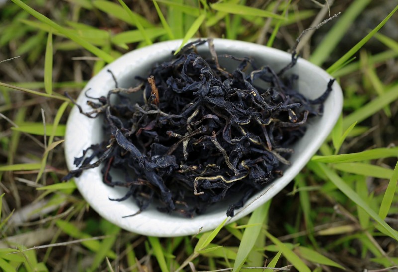 Hồng trà shan tuyết rừng có màu đen huyền bí