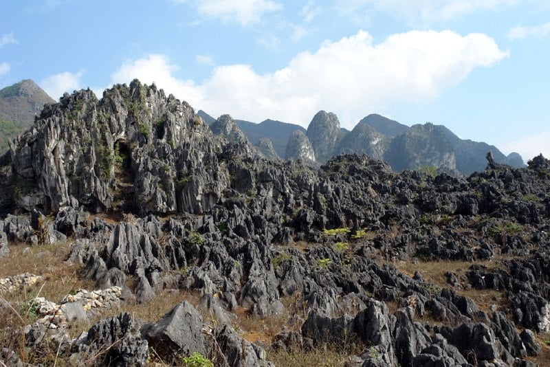 Xã Lũng Phìn nằm trong vùng lõi của cao nguyên đá Đồng Văn - Hà Giang