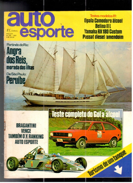Revista Auto Esporte nº 195 de Editora Fc pela Fc (1981)
