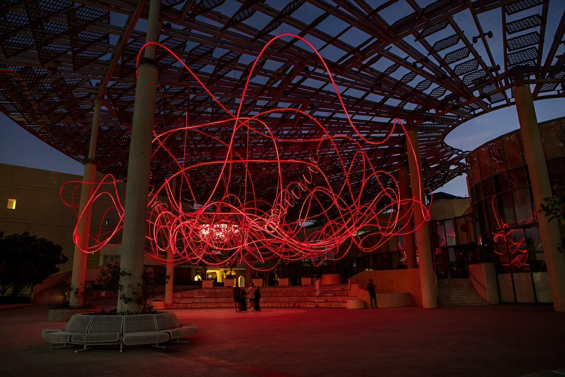 Grimanesa Amoros Amplexus light installation